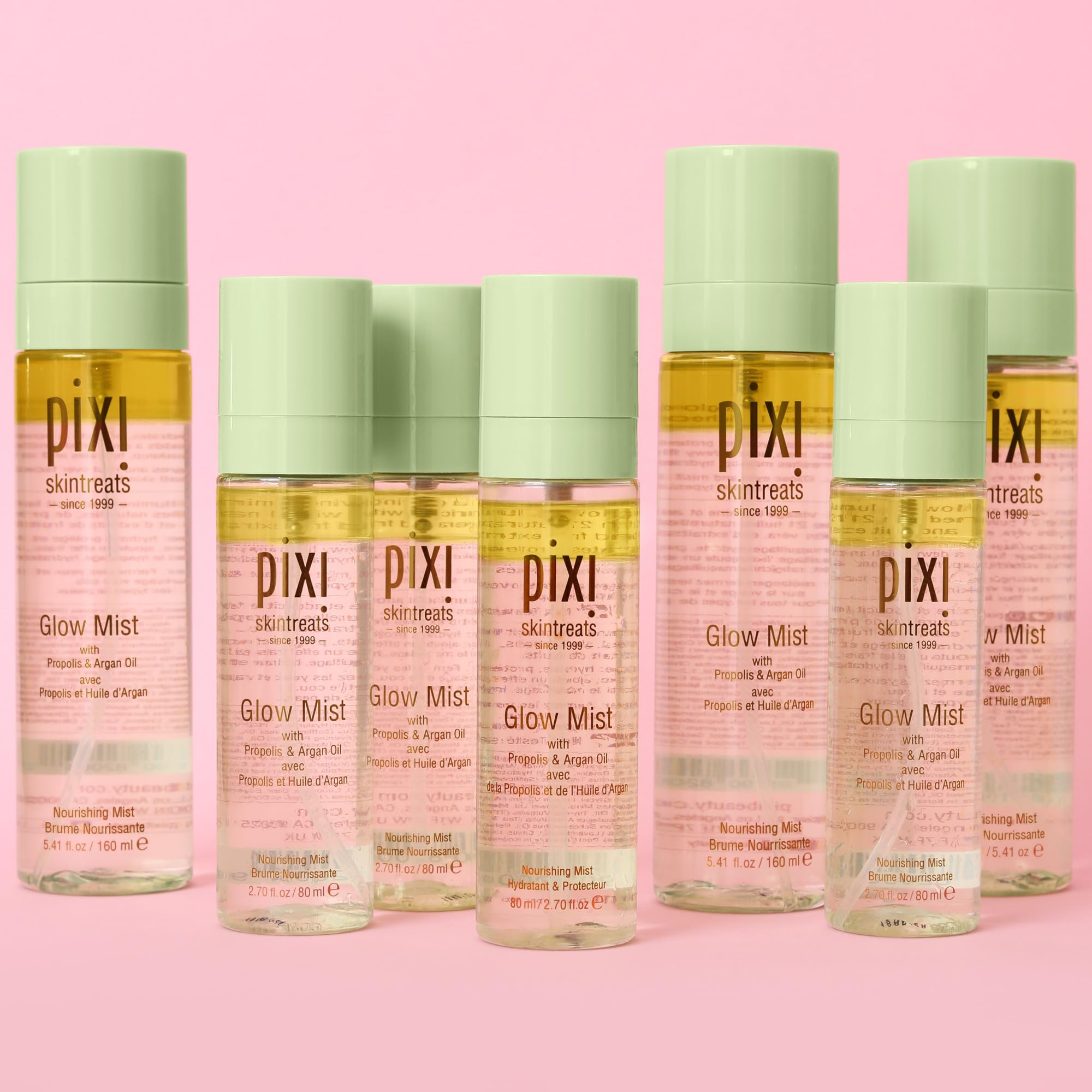 Pixi Beauty Glow Mist | All-Over Mist For Luminous Complexion | Set & Refresh Makeup | Hydrate Skin With 21 Natural Oils | 2.70 Fl Oz - Image 7