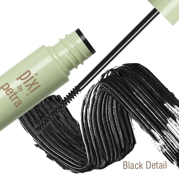 Pixi Beauty Lower Lash Mascara, Water-Resistant Formula, Slim Brush with Short Bristles, Vitamin E & Panthenol for Lashes, 3.2ml 0.11fl oz - Image 3