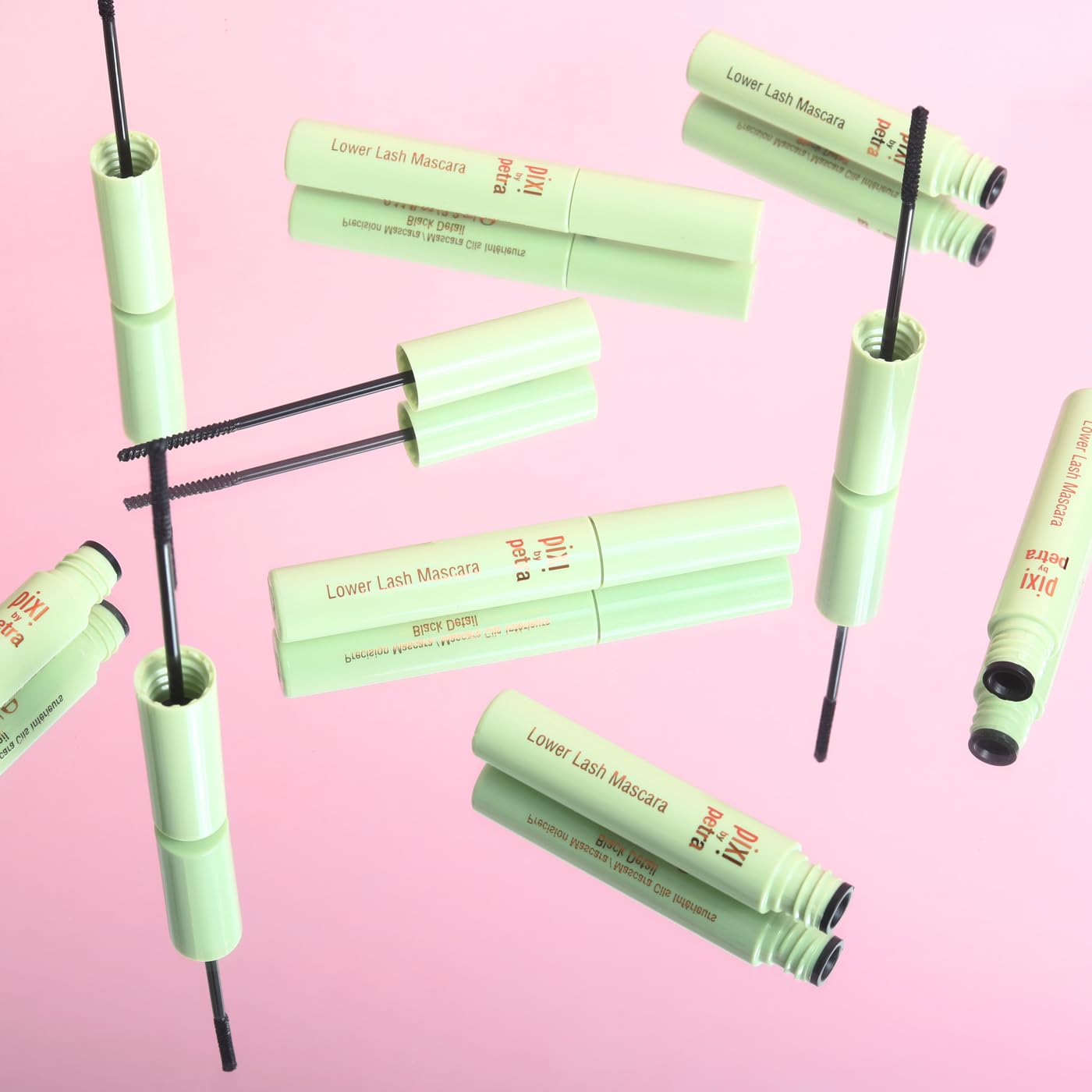 Pixi Beauty Lower Lash Mascara, Water-Resistant Formula, Slim Brush with Short Bristles, Vitamin E & Panthenol for Lashes, 3.2ml 0.11fl oz - Image 5