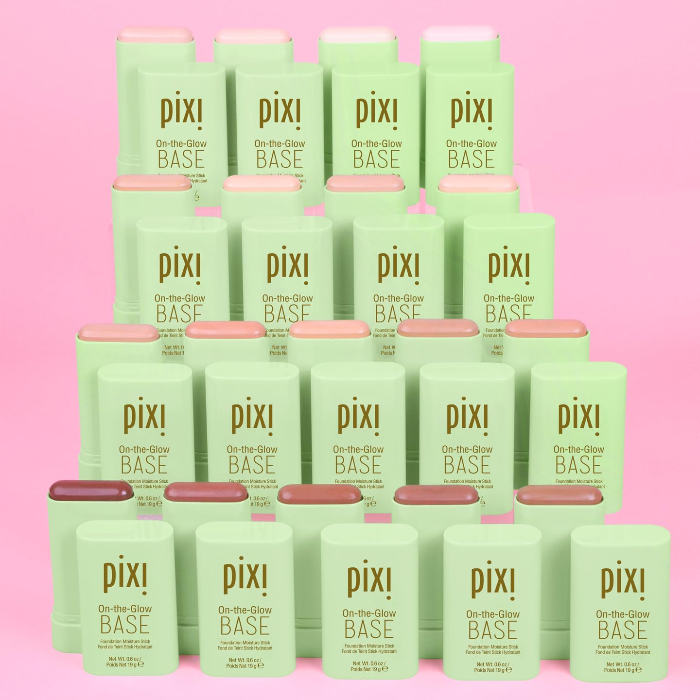 Pixi Beauty On-the-Glow Base| Tinted Moisturizer Foundation Stick | Beige: Medium, neutral shade| 0.6 oz / 19g - Image 5