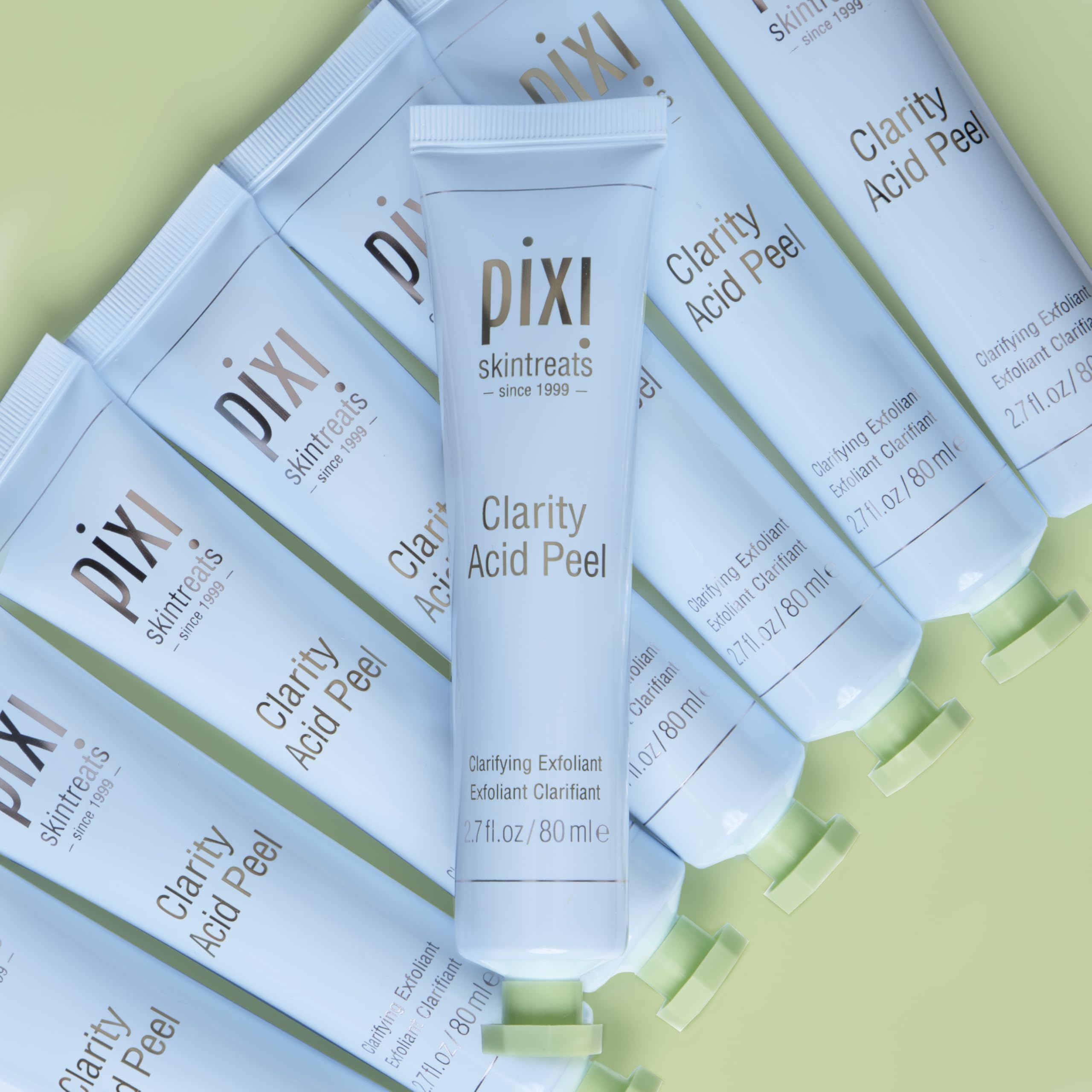 Pixi Clarity Acid Peel | Gentle Exfoliator with AHA, BHA & Probiotics | Purifies, Hydrates & Minimizes the Appearance of Pores | 2.7 fl oz/80 ml - Image 3