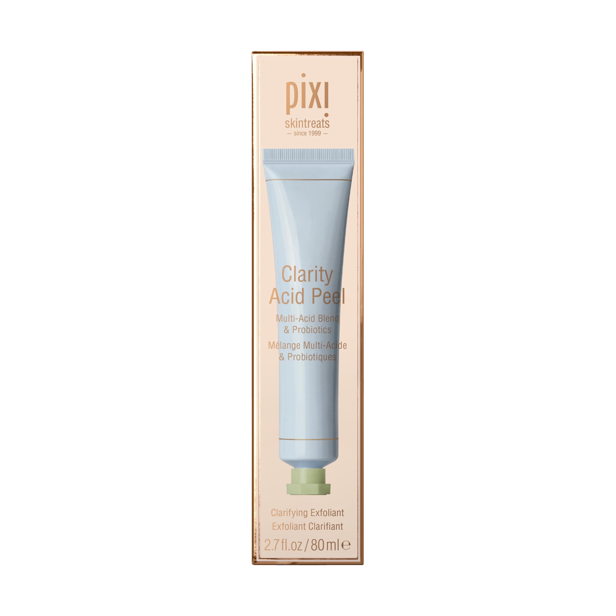 Pixi Clarity Acid Peel | Gentle Exfoliator with AHA, BHA & Probiotics | Purifies, Hydrates & Minimizes the Appearance of Pores | 2.7 fl oz/80 ml - Image 7