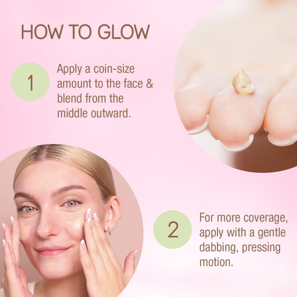 Pixi H2O SkinTint | Tinted Face Gel Moisturizer | Lightweight Hydrating Coverage with Hyaluronic Acid | Evens Skin Tone & Reduces Redness | Oil-Free Dewy Finish | Cream | 1.2 fl oz - Image 4