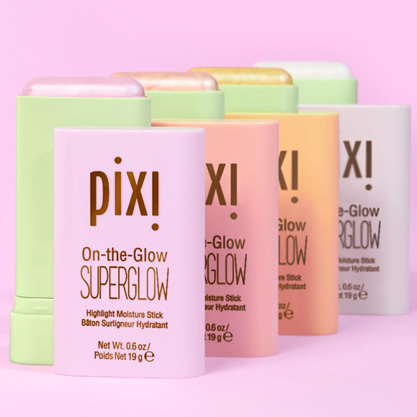 Pixi On-the-Glow SuperGlow | Shade GildedGold | Hydrating Highlighter Stick with Ginseng, Aloe Vera & Fruit Extracts | For Cheeks & Brow Bones | 19g / 0.6oz | Paraben-Free Luminous Natural Highlight - Image 7