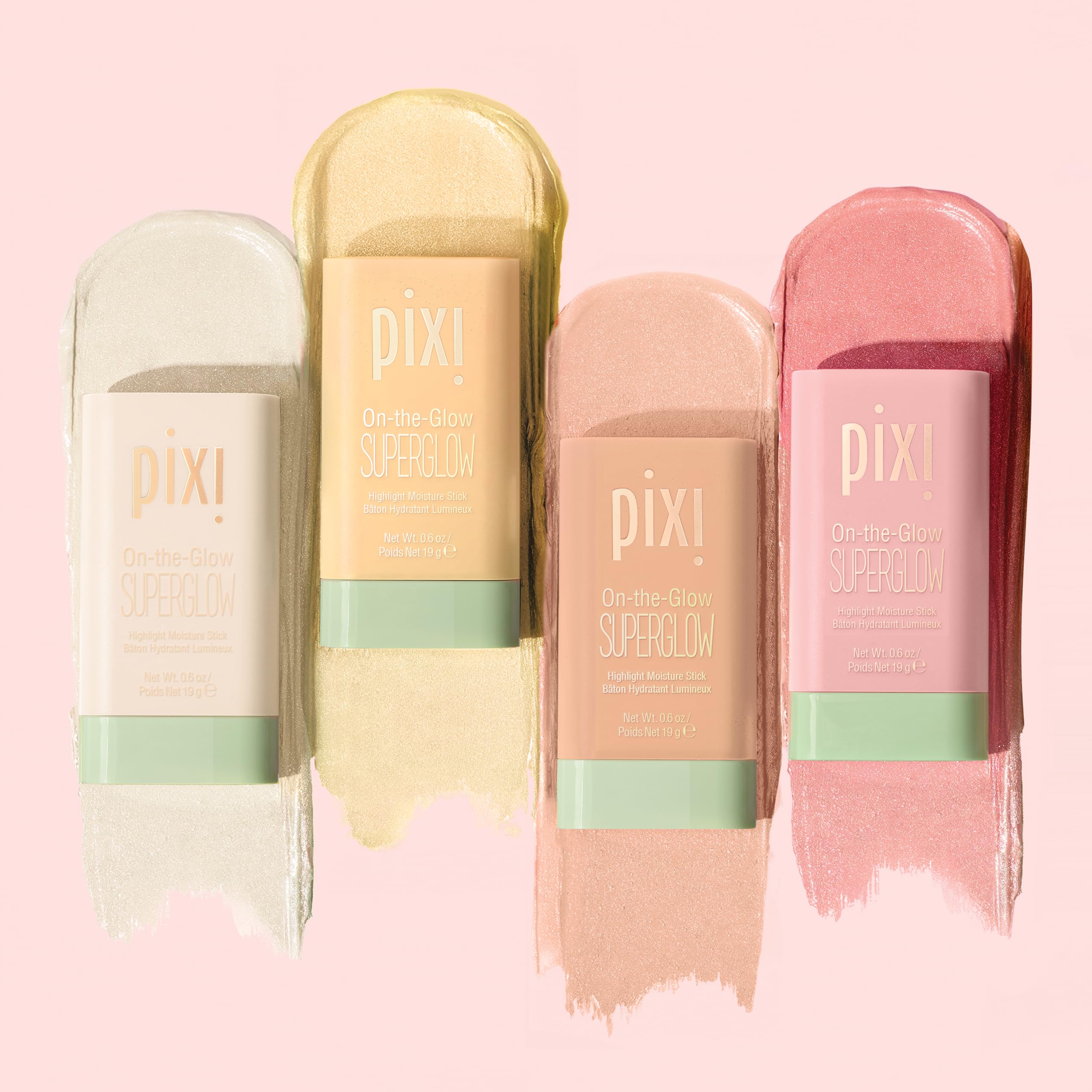 Pixi On-the-Glow SuperGlow | Shade GildedGold | Hydrating Highlighter Stick with Ginseng, Aloe Vera & Fruit Extracts | For Cheeks & Brow Bones | 19g / 0.6oz | Paraben-Free Luminous Natural Highlight - Image 8